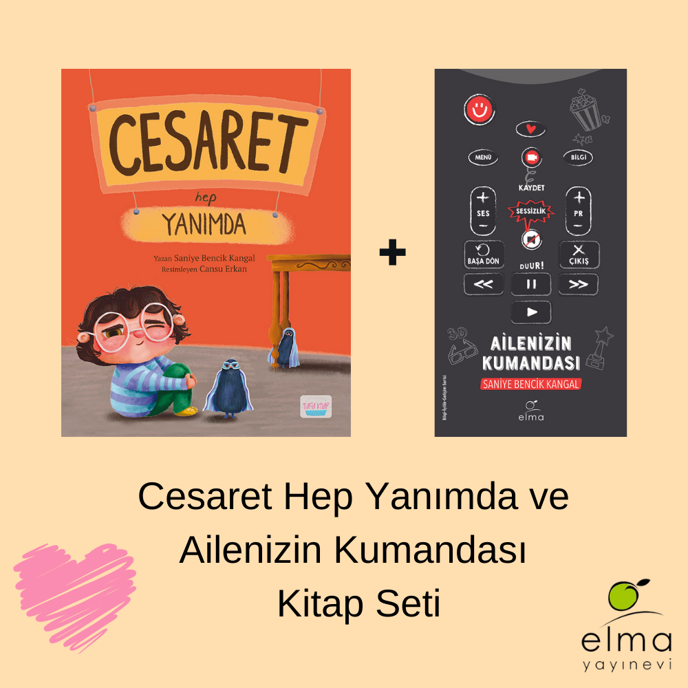 Cesaret Hep Yanımda ve Ailenizin Kumandası Kitap Seti