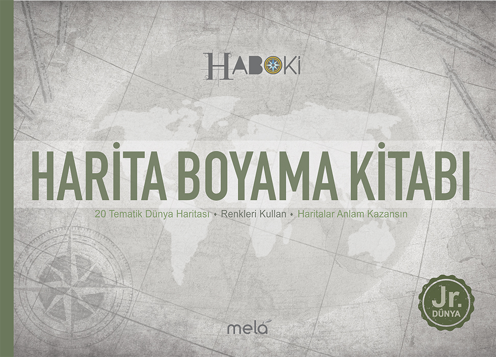 Harita Boyama Kitabı: 20 Tematik Dünya Haritası